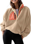 AMEBELLE Womens Lightweight Fleece Pullover Jacket Cropped Cozy Style