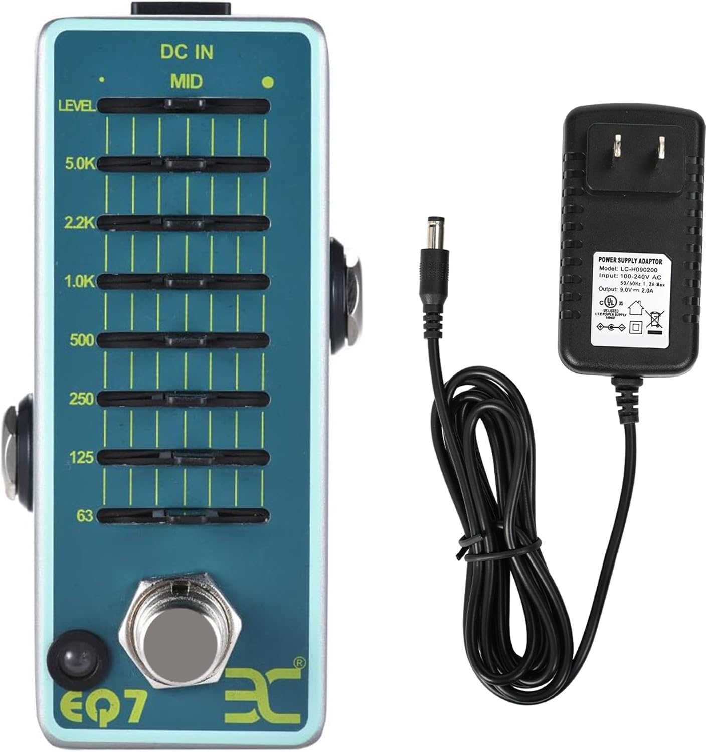 EX 7 Band EQ Mini Equalizer Guitar Pedal for Perfect Sound
