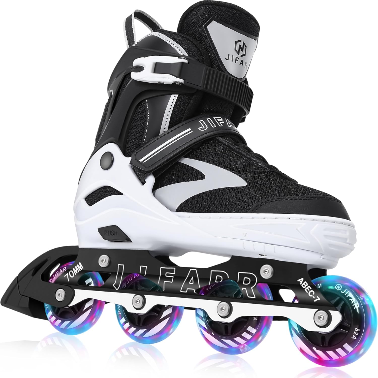 Kids Adjustable Inline Skates with Light Up Wheels for Ages 5-12