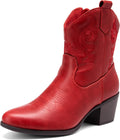 DREAM PAIRS Women's Western Ankle Boots for Trendy Fall Fashion