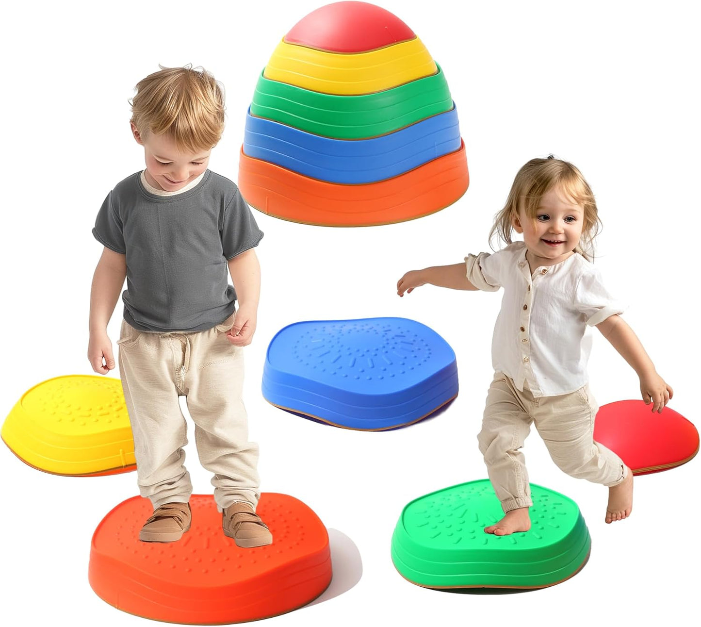 Balance Stepping Stones for Kids - Fun Coordination Game