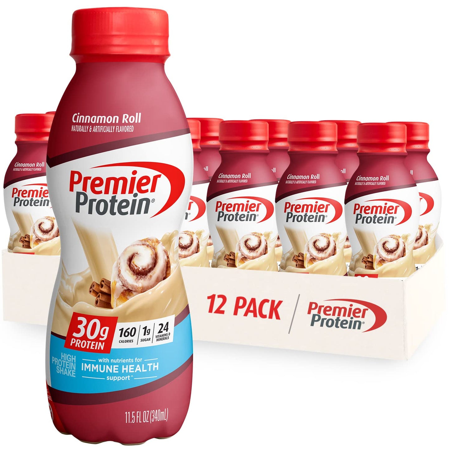 Immune Boosting Cinnamon Roll Protein Shake - Pack of 12
