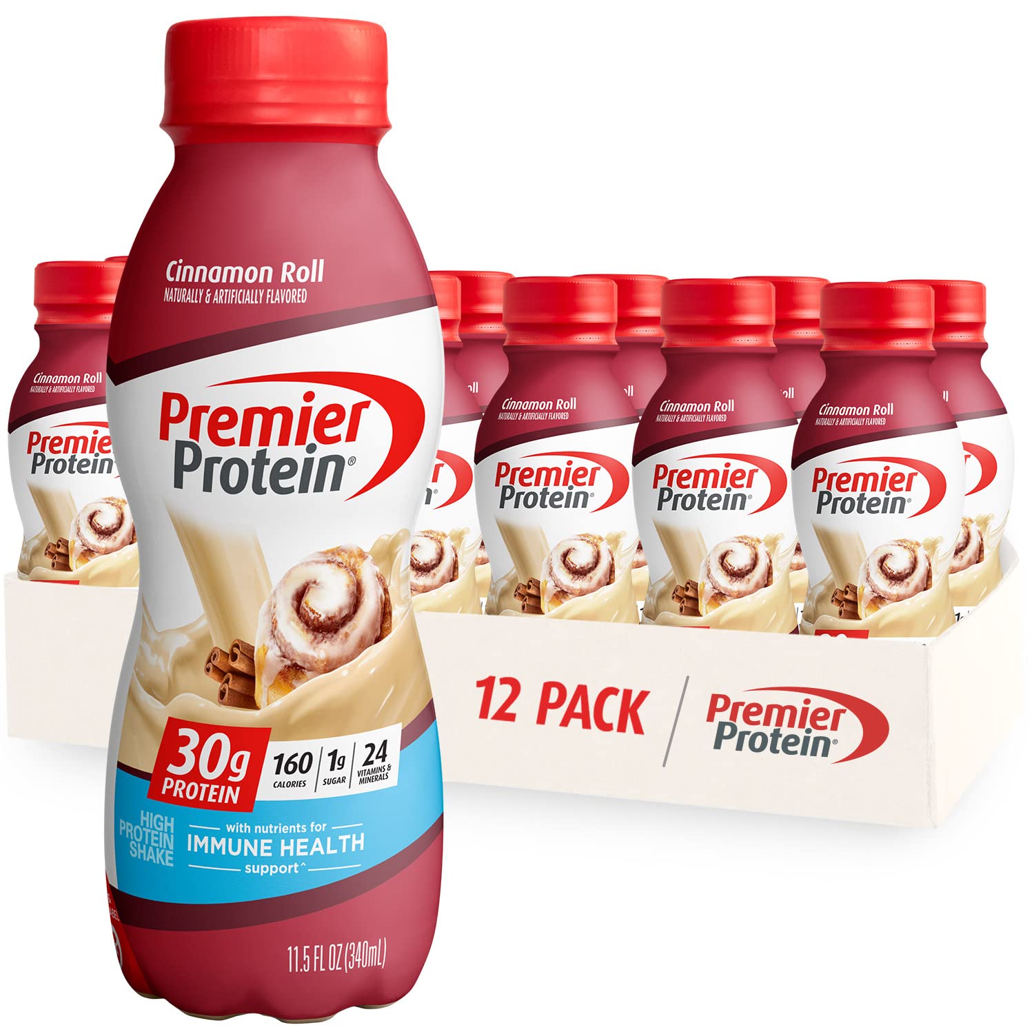 Immune Boosting Cinnamon Roll Protein Shake - Pack of 12