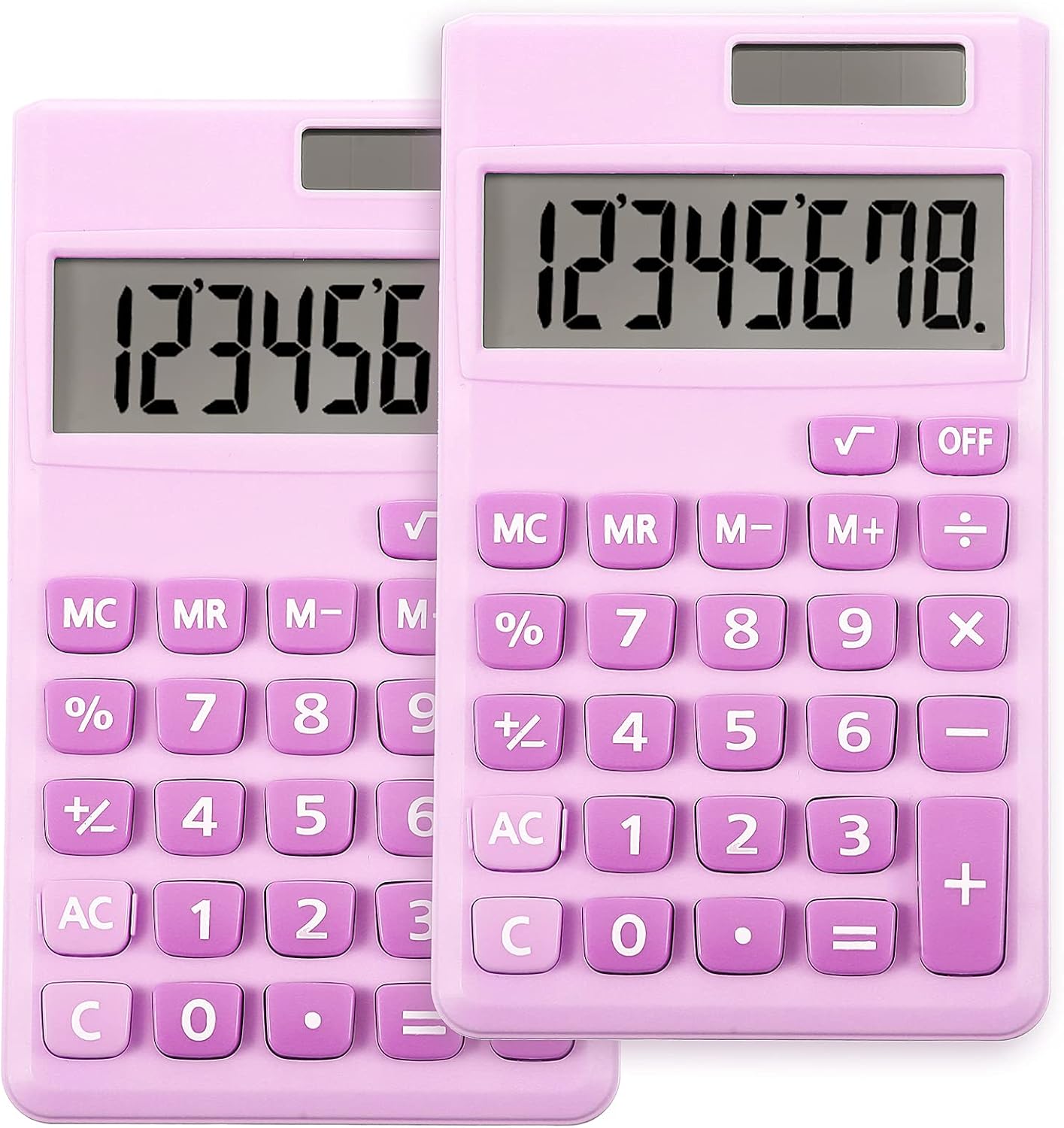 Zonon Small Desktop Calculator - Smart 8-Digit Display!