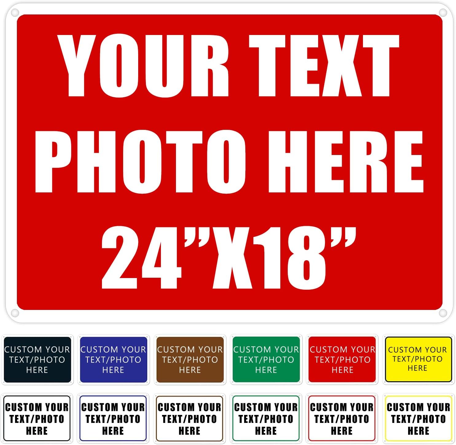 Custom Metal Sign Outdoor - Durable Personalized Rust-Free Aluminum
