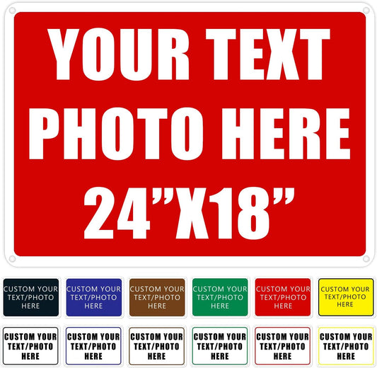 Custom Metal Sign Outdoor - Durable Personalized Rust-Free Aluminum