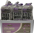 Pandora Steel Wool #3 Extra Coarse Grade, 240 Pads - Tough Rust