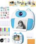 Instant Print Camera for Kids - Easy One-Press Prints and 1080p Videos