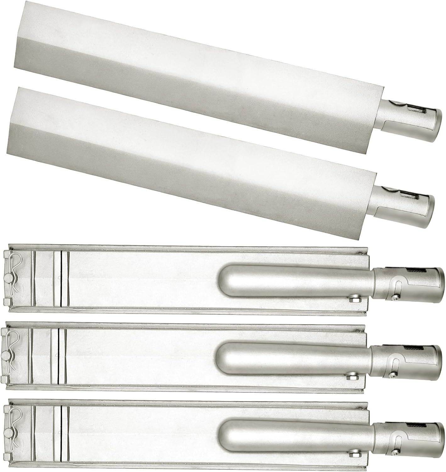 16 1/8in Heavy Duty Cast Stainless Steel BBQ Grill Burners