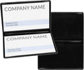 StoreSMART Black Folding Business Card Holders - 500 Pack - Durable