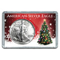USA 1986 $1 American Silver Eagle Coin with Holiday Holder