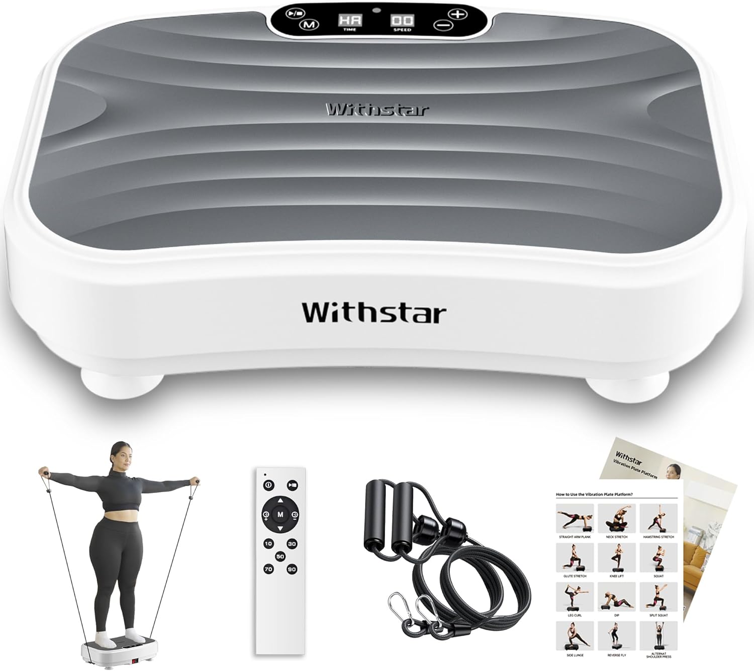 Powerful Vibration Plate for Weight Loss & Shaping | WithStar