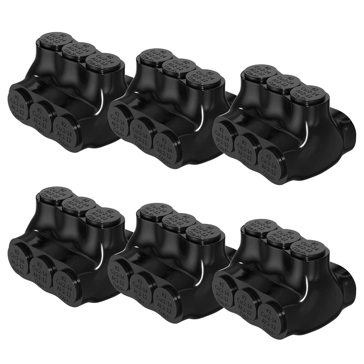 Insulated Multi Tap Connector 3 Port for 2-14 AWG Wires