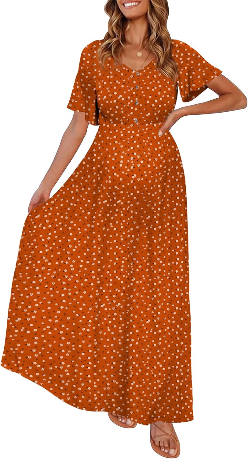 Peauty Fall Maternity Dresses for Women - Perfect for Photoshoots