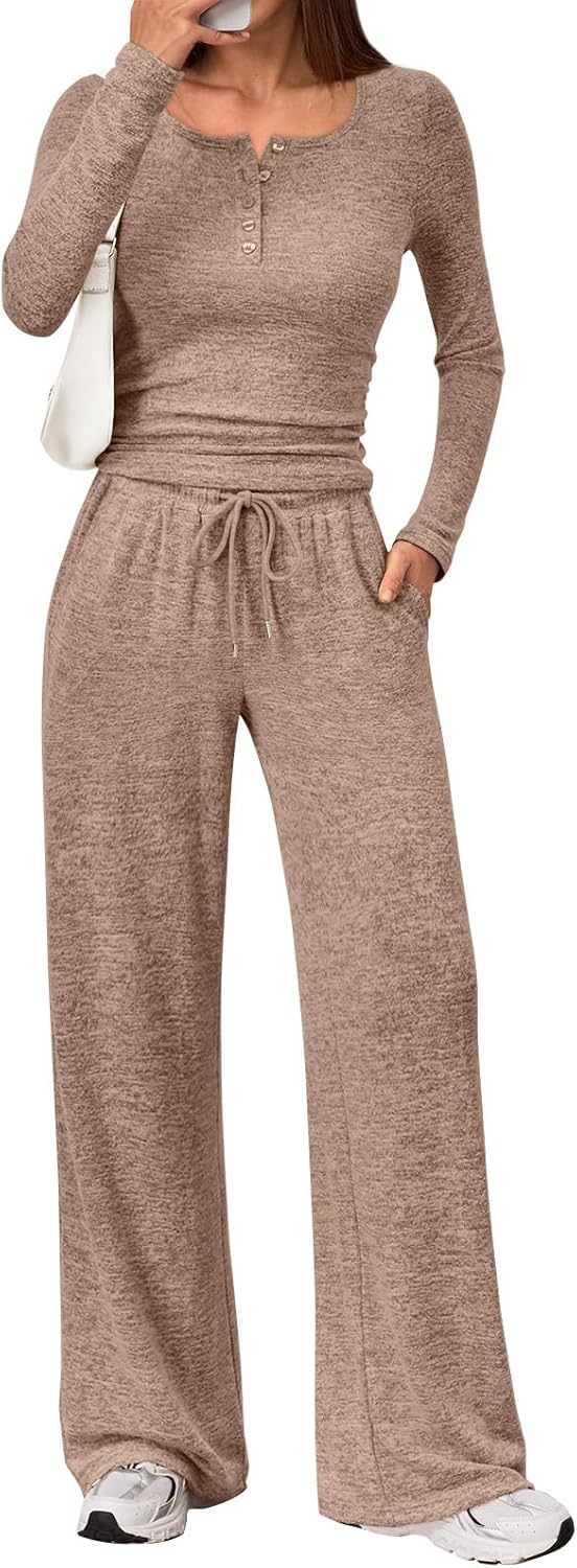 Trendy Queen Women's 2 Piece Matching Lounge Sets for Fall