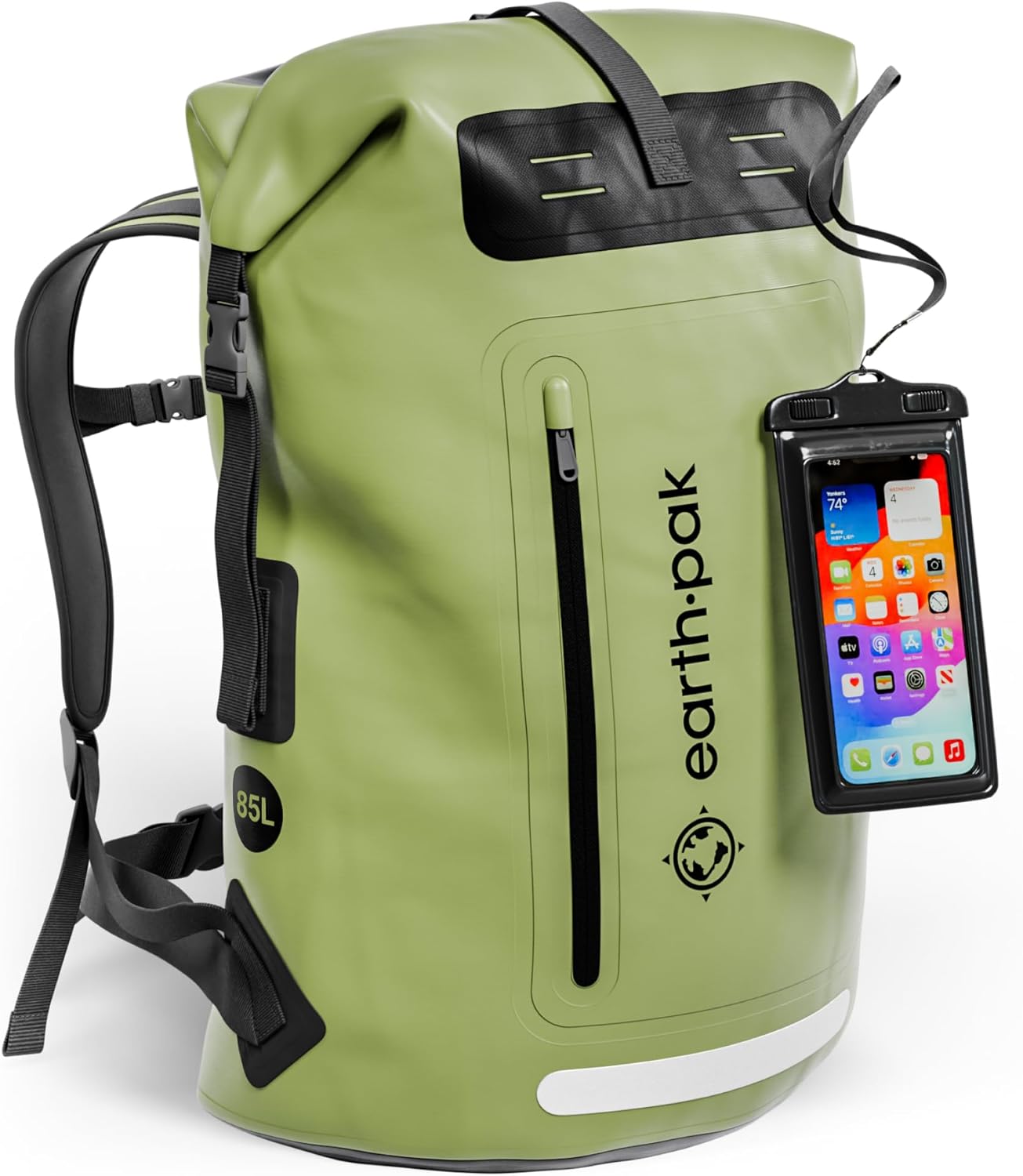 Earth Pak Waterproof Backpack for Hiking and Outdoor Adventures