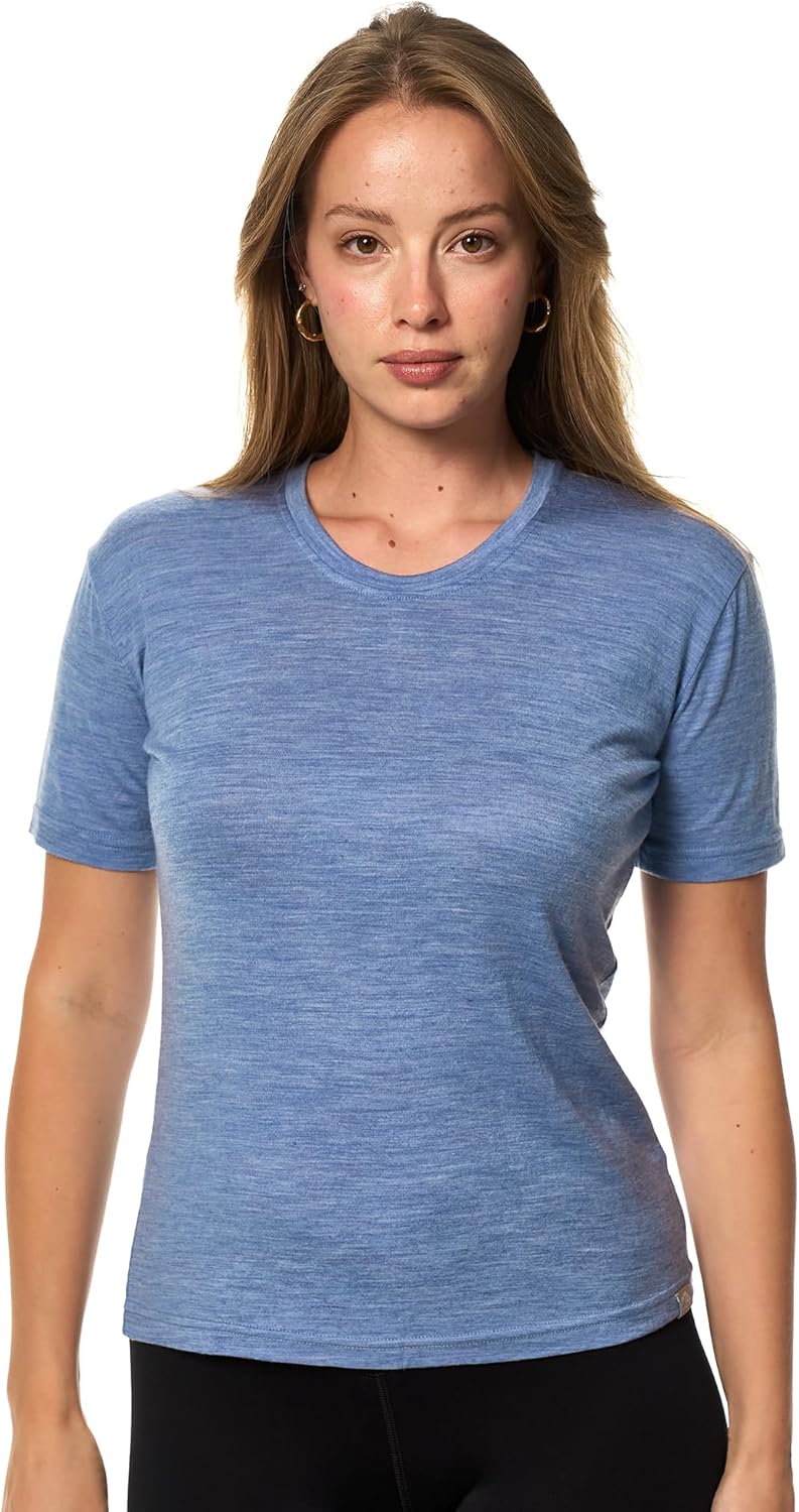 Merino Wool Shirt Women - Lightweight & Breathable Tee