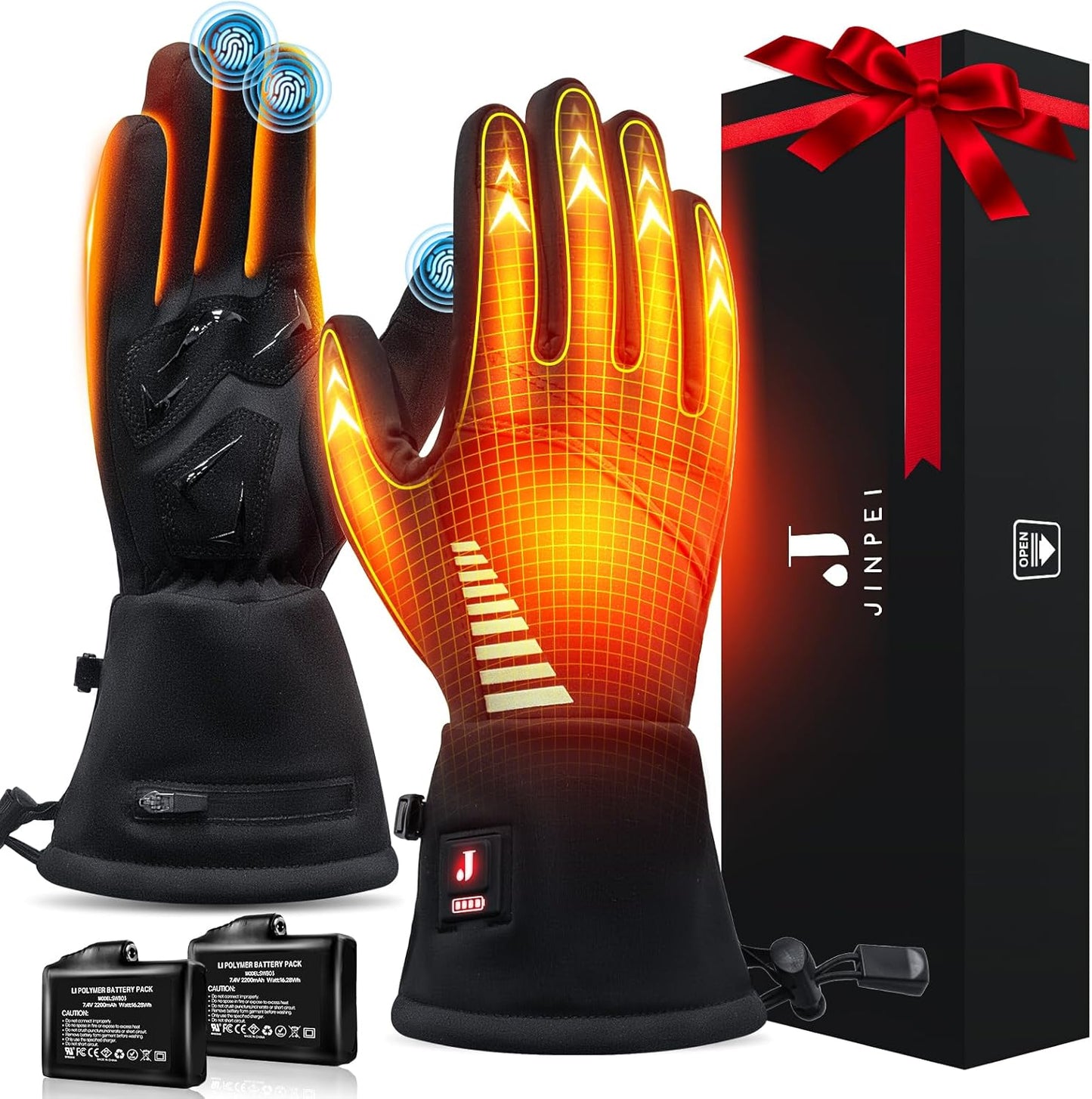 Electric Heated Glove Liners - Warm Hands Anywhere!