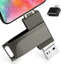 512GB Photo Stick for Phone Flash Drive - 4in1 Mobile Backup