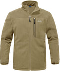 Men's Fleece Jackets Full Zip Lightweight Outdoor Hiking Jacket