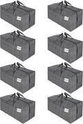 VENO 8 Pack Moving Bags w/Backpack Straps - Heavy Duty Moving Bags