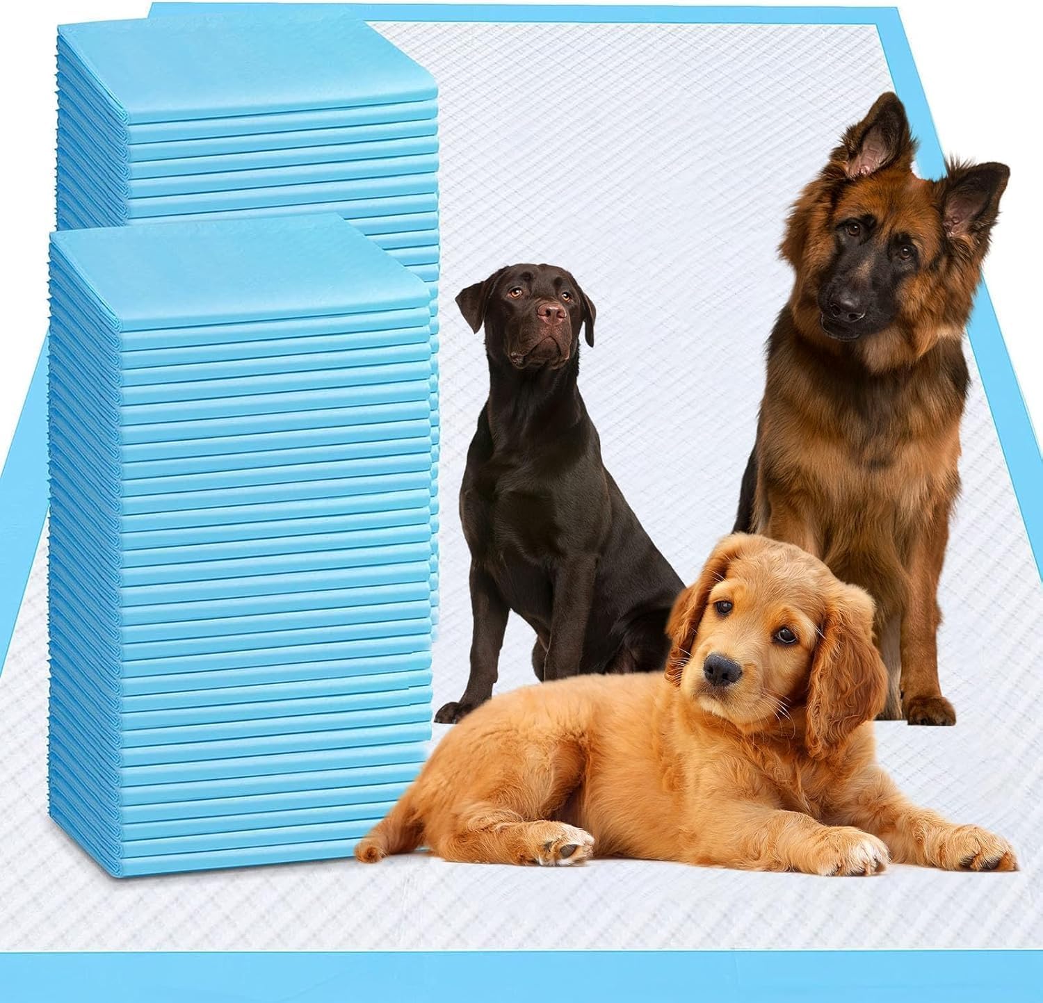 Extra Large Puppy Pee Pads for Dogs - Super Absorbent & Leak-Proof