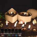 Pearled Candle Sand Set DIY Kit - Long Burn, Beachy Jars