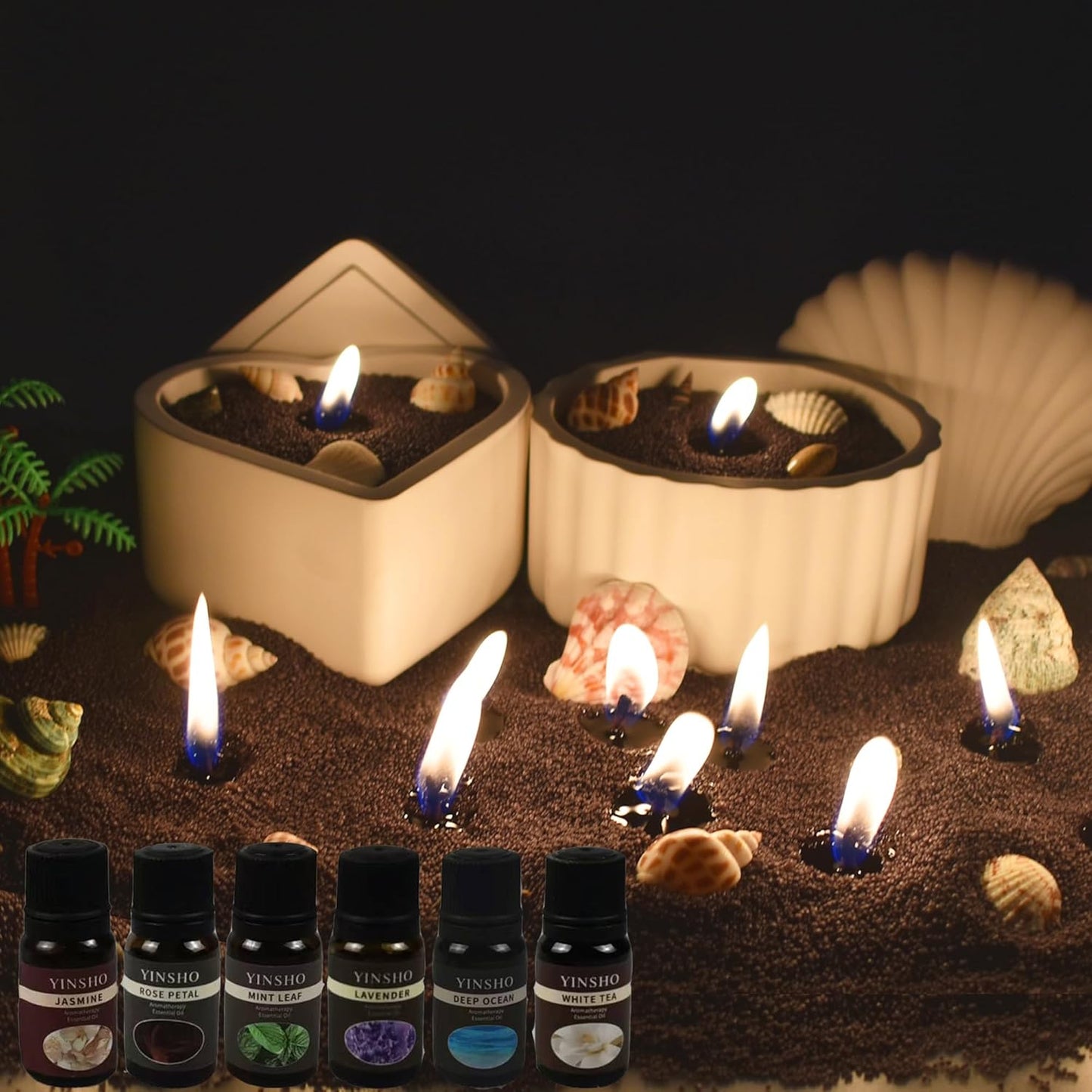DIY Pearled Candle Sand Set for Creative Candle Making Fun