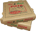 50 Pack Pizza Box 4 Color Print Hot & Fresh Pizza Brown Color (16ft x