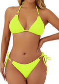 Swimall Women's String Bikini Set - Sexy Tie Side Two Piece Bikini