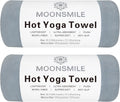 Hot Yoga Mat Towel 2 Pack - Ultra-Absorbent Non-Slip Microfiber