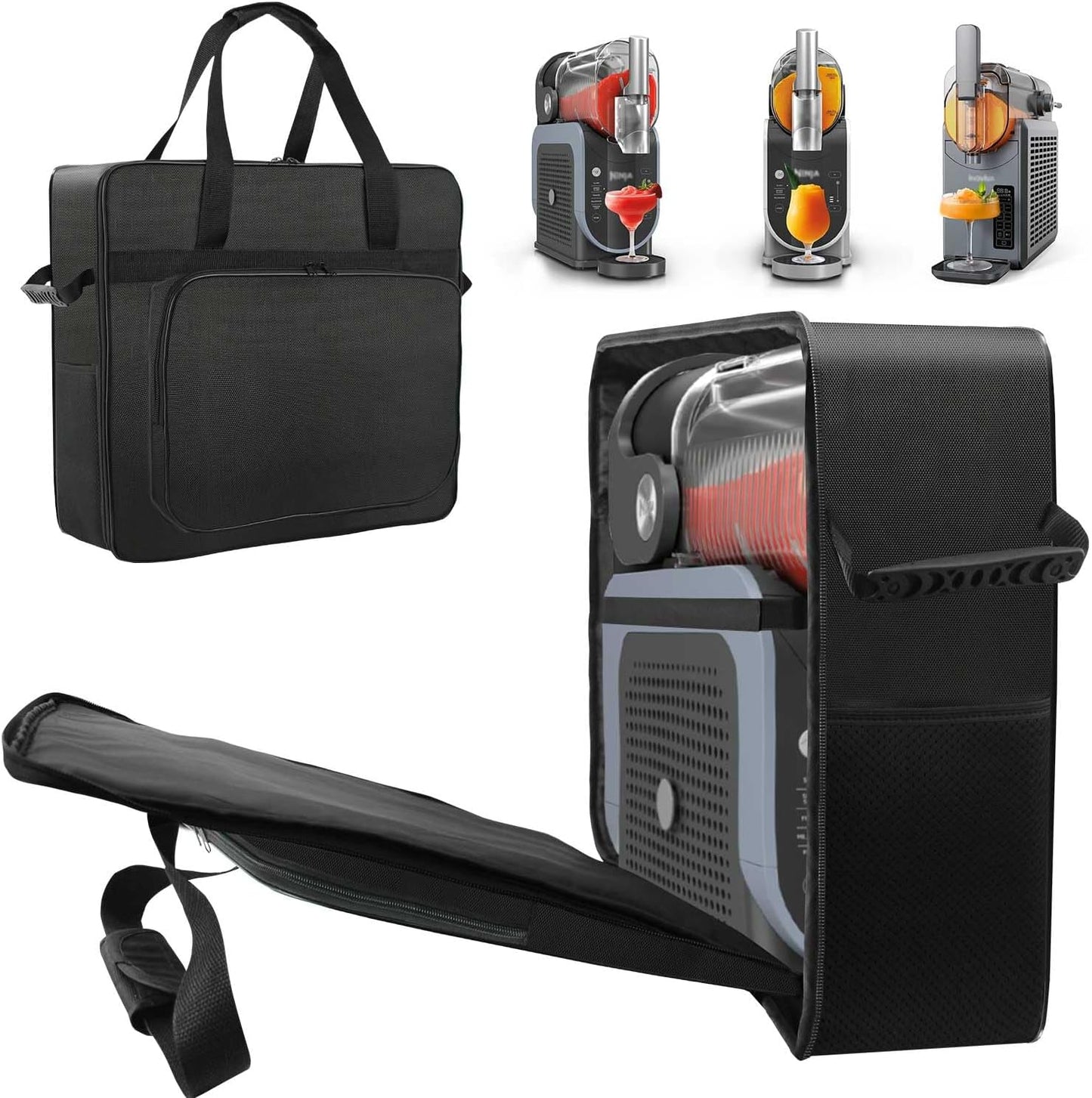 Portable Ninja Slushie Machine Travel Bag - Easy Access & Storage