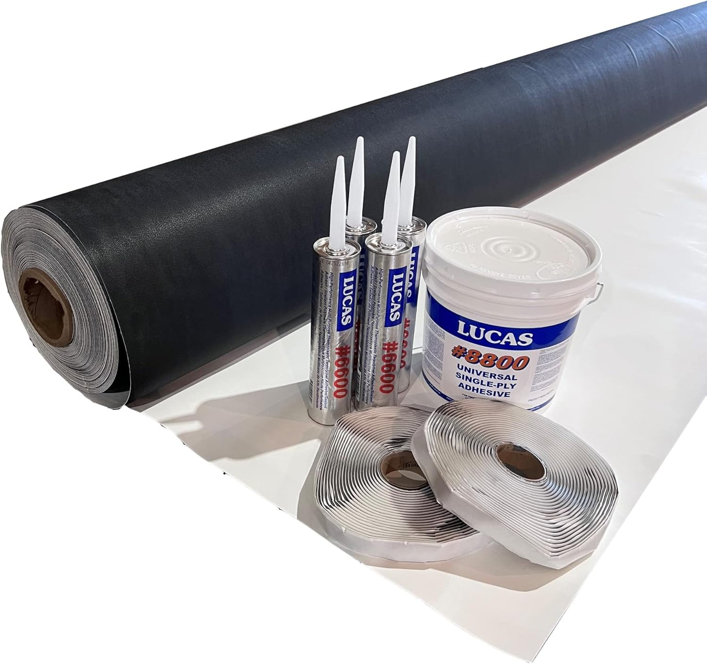 PVC RV Rubber Roof Kit 45 mil for Durable RV Roof Repair
