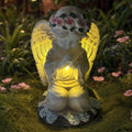 Solar Garden Angel Statue - Solar-Powered Outdoor Lighting