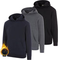 PURE CHAMP 3 Pack Fleece Hoodies for Men - Warm, Durable Essentials on
