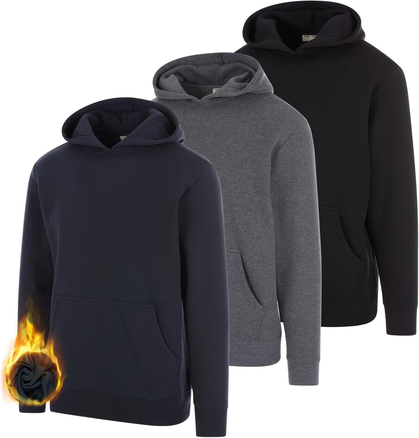 PURE CHAMP Fleece Hoodies for Men - Cozy and Durable Essentials