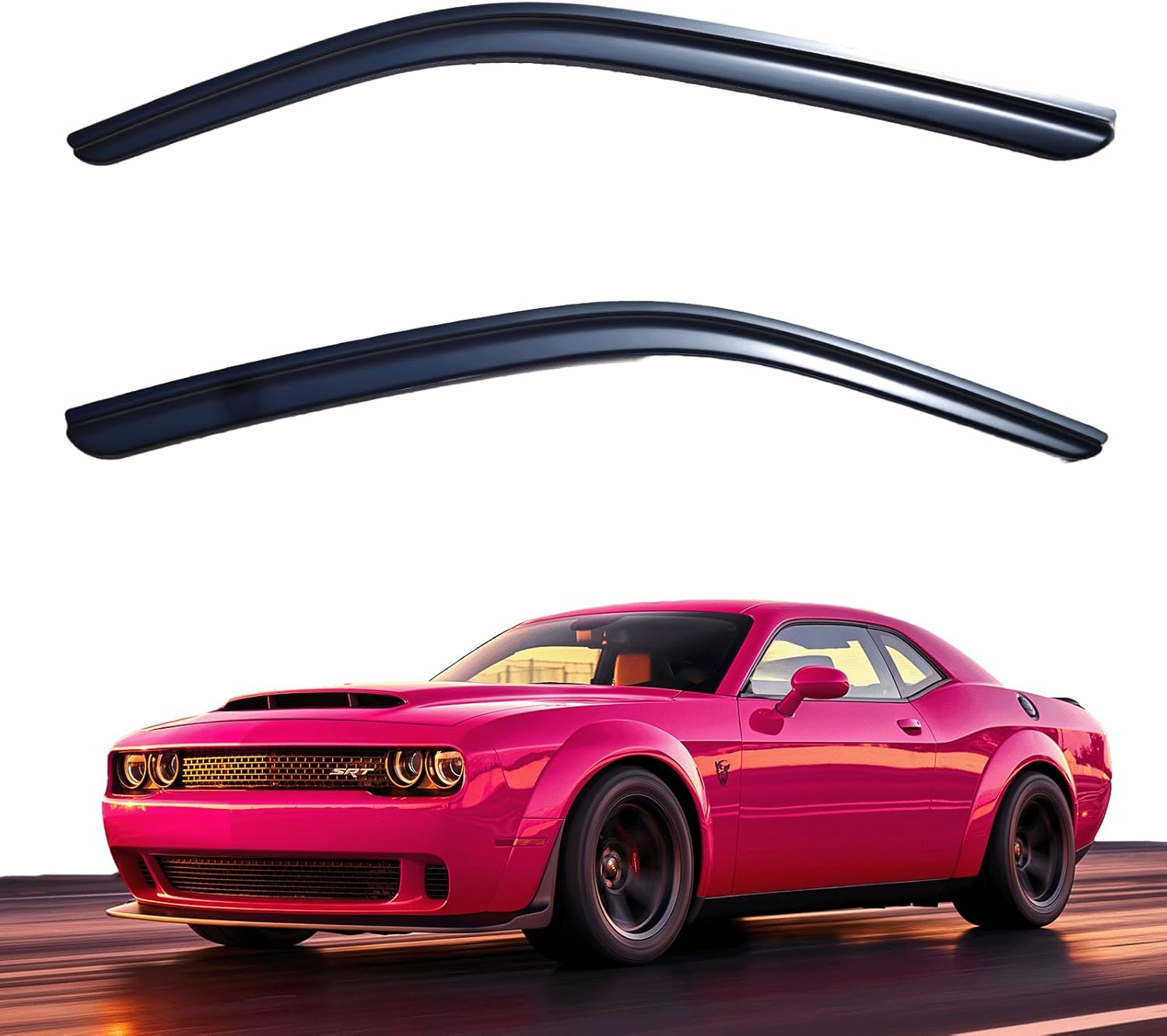 Window Visors Rain Guards for 2008-2023 Dodge Challenger