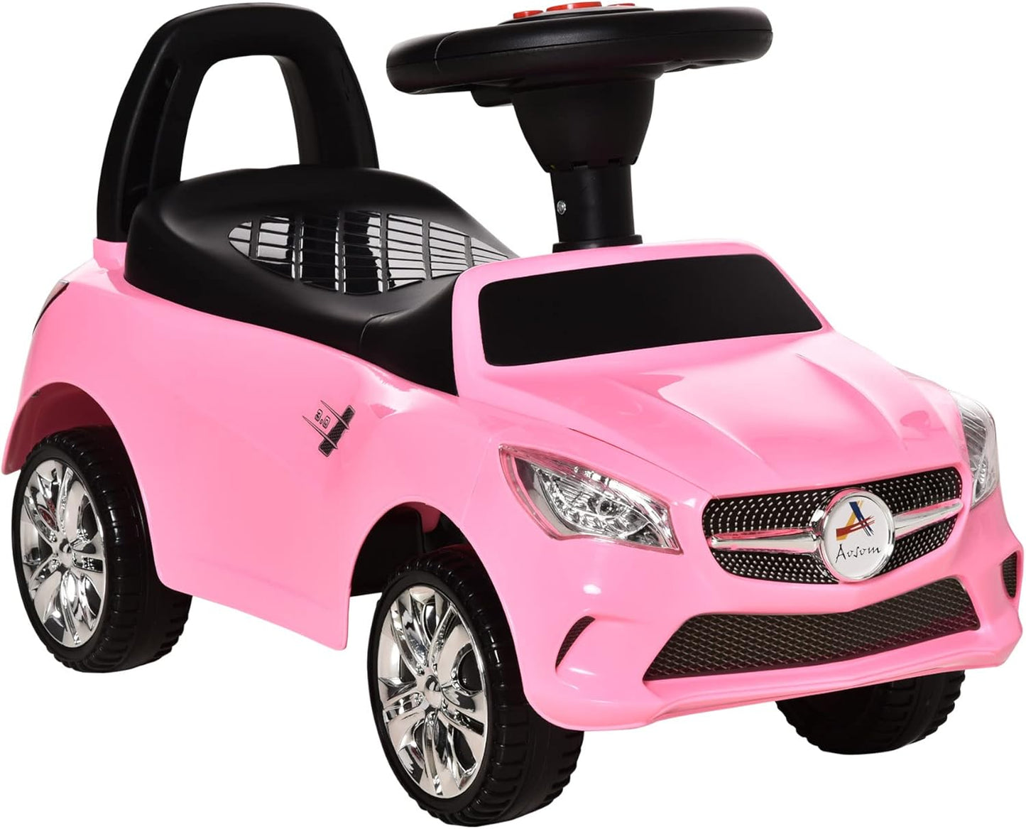 Aosom Kids Ride On Push Car for Toddlers with Music and Horn