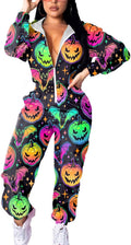 Women's Pullover Hoodies Jumpsuit Tracksuit Set - Lightweight Casual