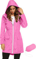 Lomon Women Waterproof Lightweight Rain Jacket - Packable Active