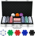 NOLIE Casino Poker Chip Set 200 300 PCS with Aluminum Case - Complete