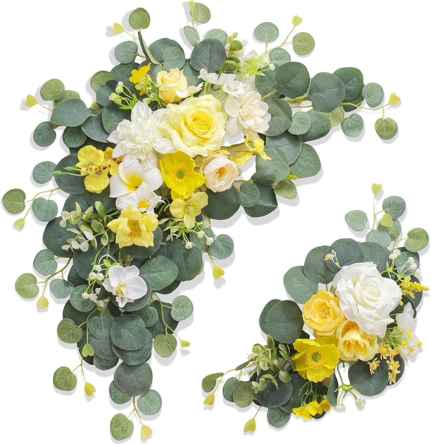 Artificial Wedding Arch Flowers Set of 2 for Ceremony Decor