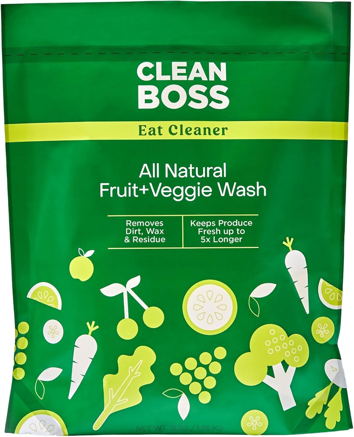 Fresh Produce 5X Longer with CleanBoss Veggie Wash