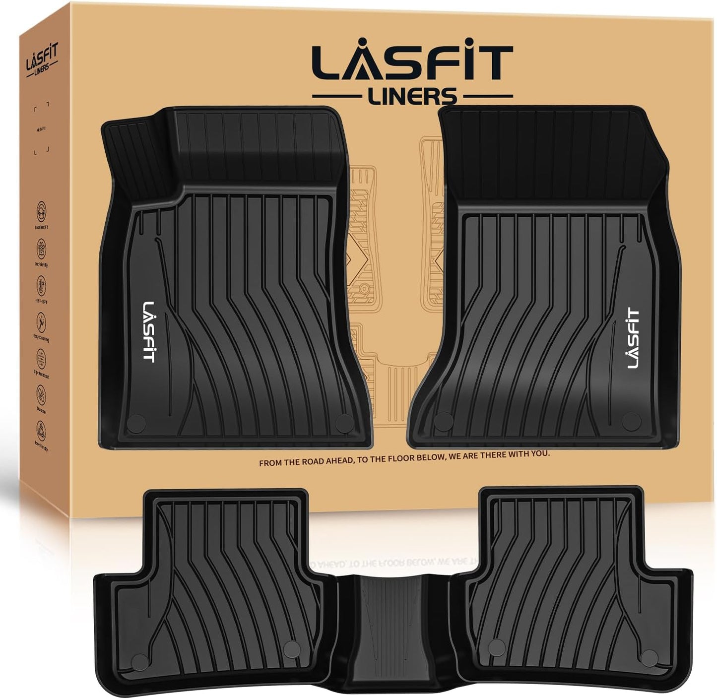 Custom Fit LASFIT Floor Mats for Mercedes Benz CLA & GLA