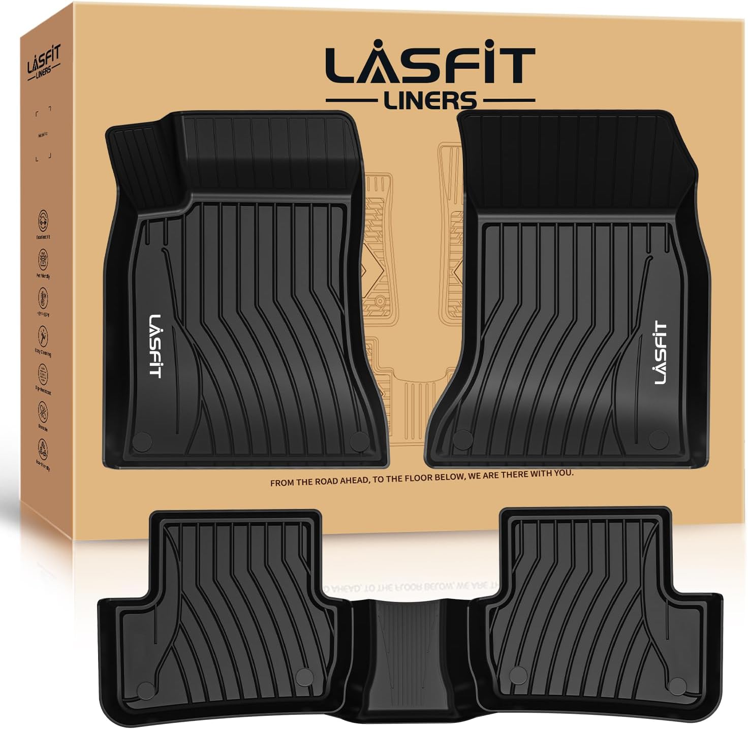 Custom Fit LASFIT Floor Mats for Mercedes Benz CLA & GLA