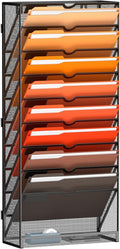Marbrasse Wall File Holder 10-Tier Hanging Wall File Organizer