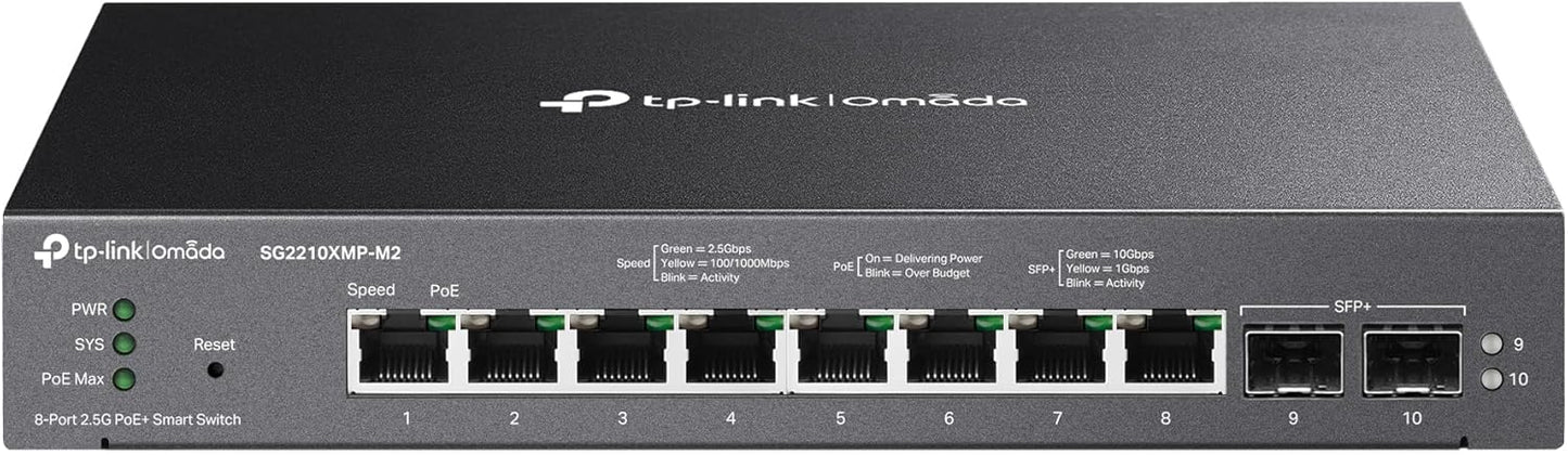 SG2210XMP-M2 Omada 8-Port 2.5GBASE-T Smart Switch Review