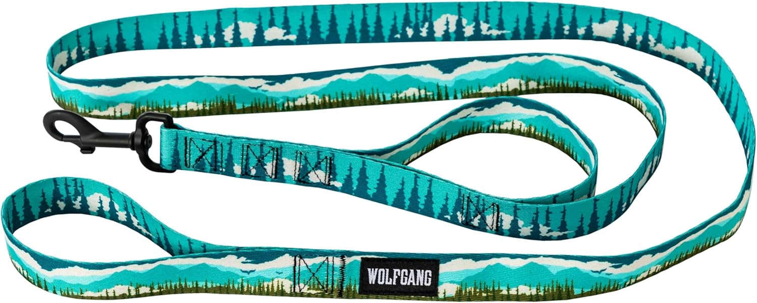 Wolfgang Heavy Duty Dog Leash for Strong Dogs, GreatEscape Print