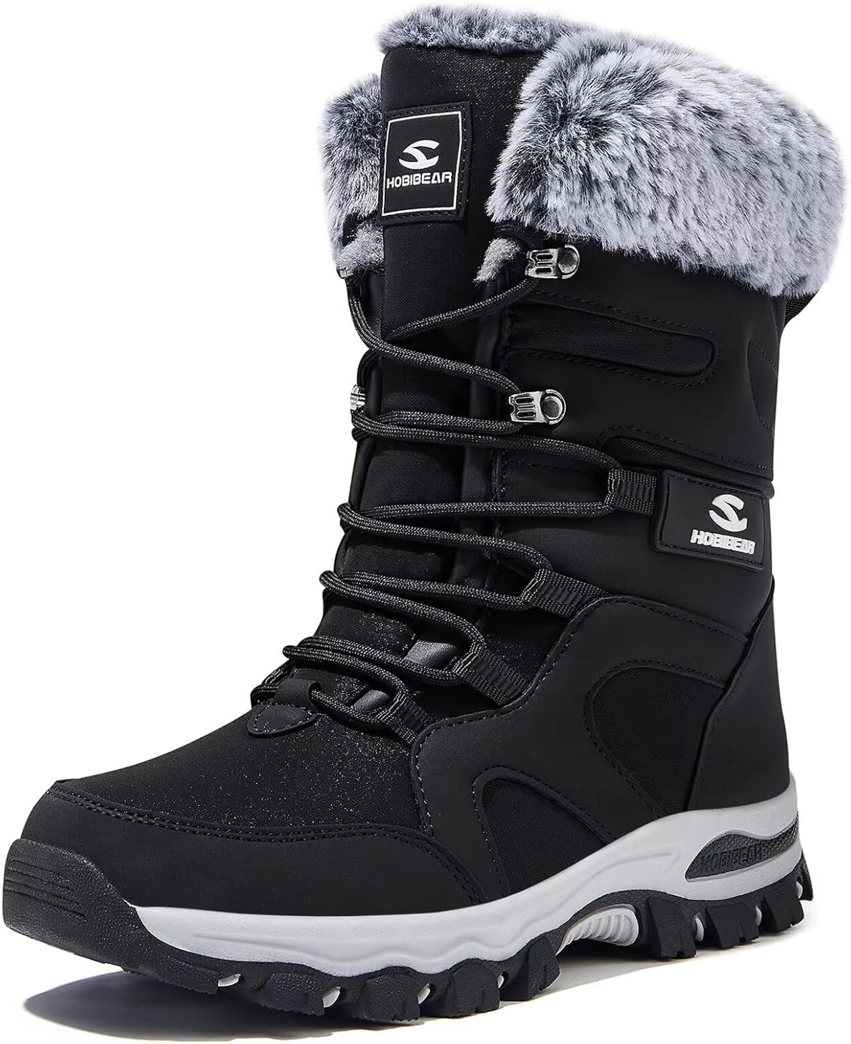 HOBIBEAR Women's Winter Snow Boots: Warm, Water Resistant & Stylish