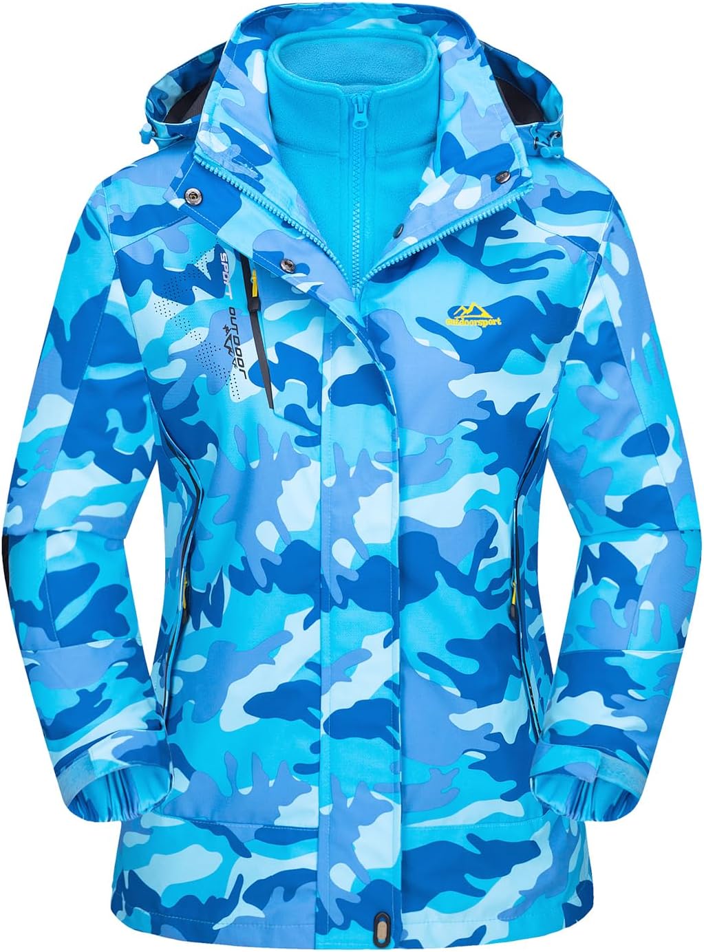 MAGCOMSEN Women's 3-in-1 Winter Coats for Cold Weather Activities